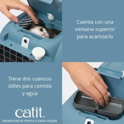 Cat It Transportador Voyageur Color Turqueza Small