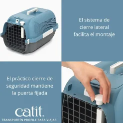 Cat It Transportador Voyageur Color Turqueza Medium