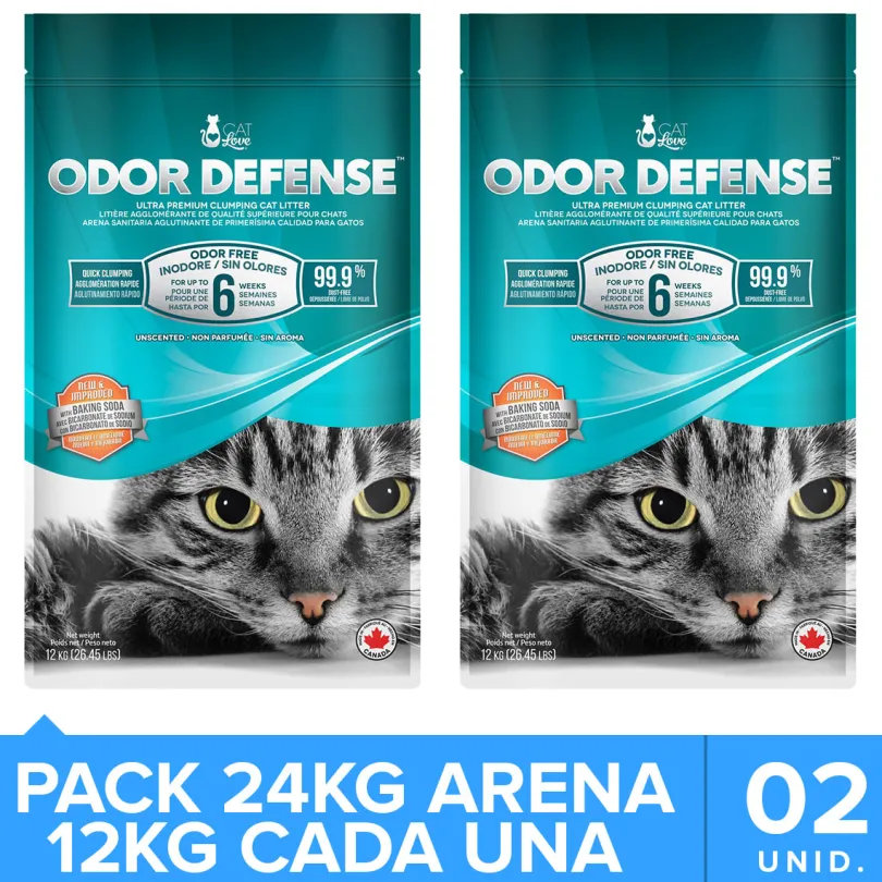 Cat Love Odor Defense Pack 24kg
