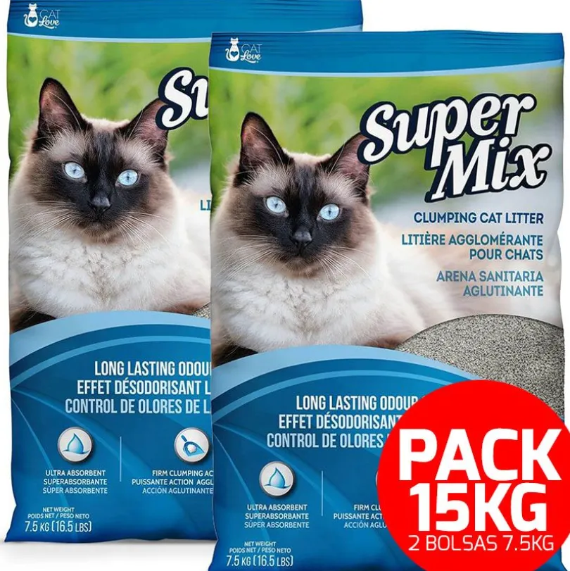 Cat Love Super Mix - Arena Sanitaria 15kg