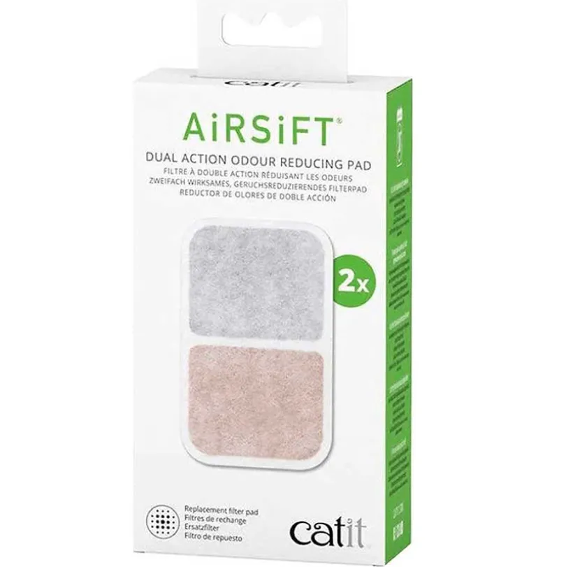 Catit Airsift Filtro Purificador Doble Accion x2 Filtro