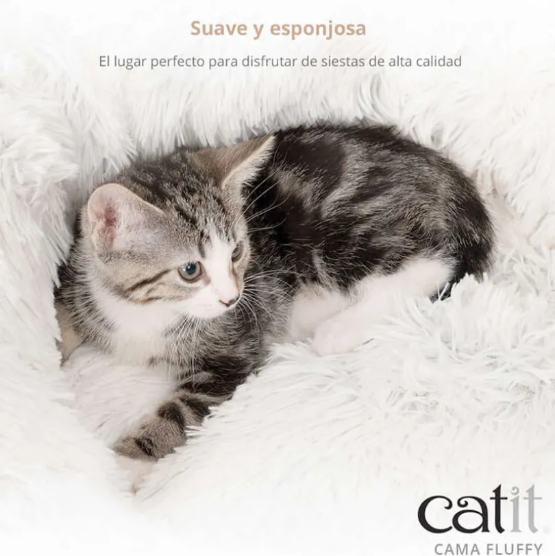 Catit Cama para gatos Fluffy Gris