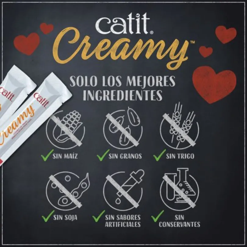Catit Creamy Salmón y Camarones 40gr