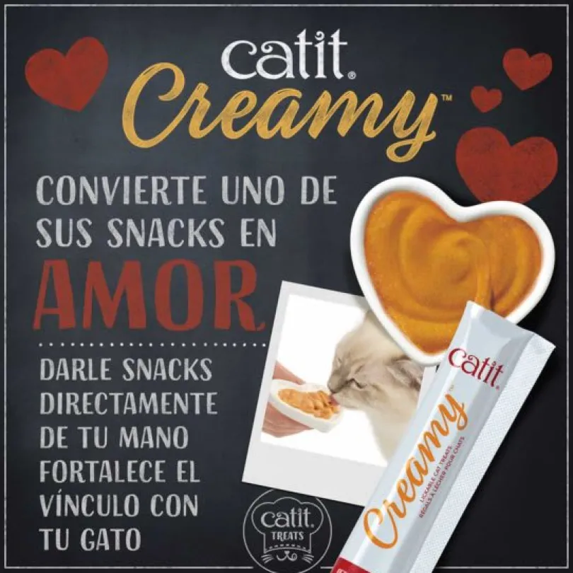 Catit Creamy Salmón y Camarones 40gr