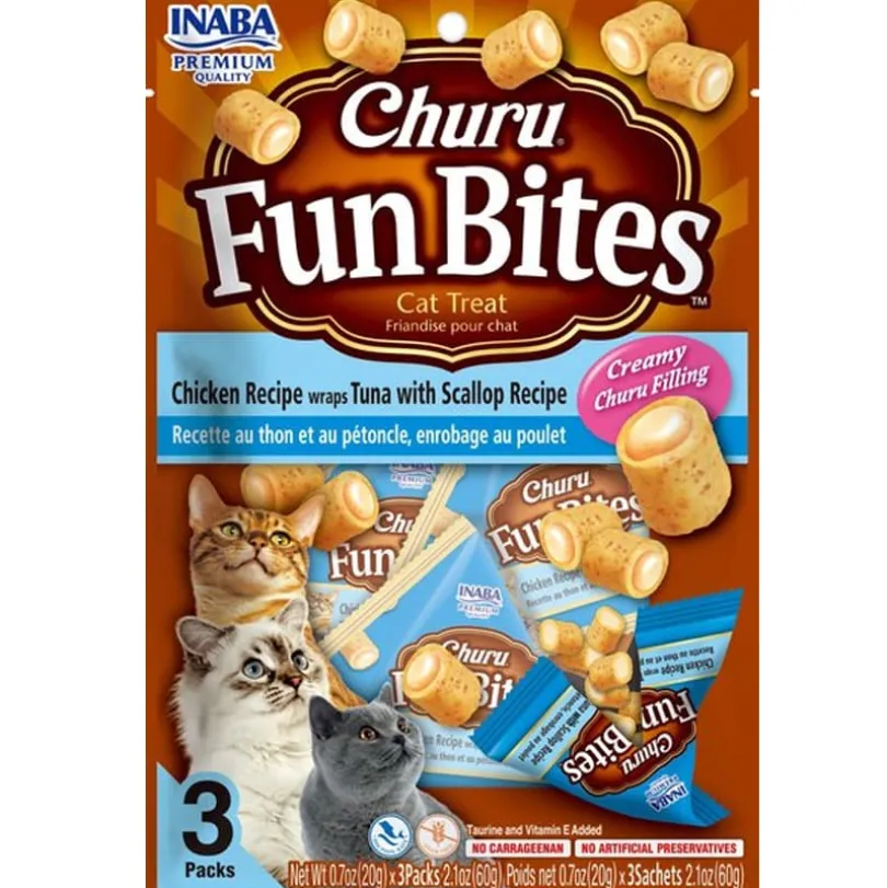 Churu Fun Bites Atún y Ostiones 60gr