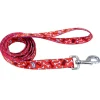 Coastal Style Red Bones Trailla o correa para Perros Talla L