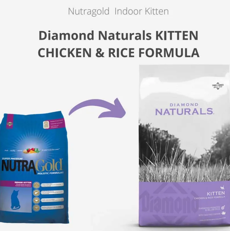 Diamond Naturals Kitten Indoor Chicken Rice 3kg