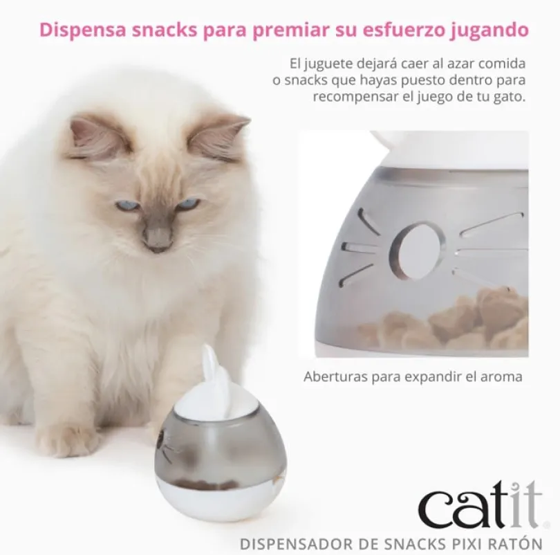 Dispensador De Snack Para Gatos Catit PIXI Gallo