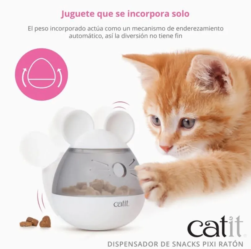 Dispensador De Snack Para Gatos Catit PIXI Gallo