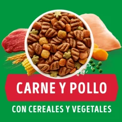 DOG CHOW Perros Adultos Medianos y Grandes Carne y Pollo 8kg
