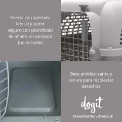 Dog It Voyageur Color Fucsia y Gris Oscuro Medium