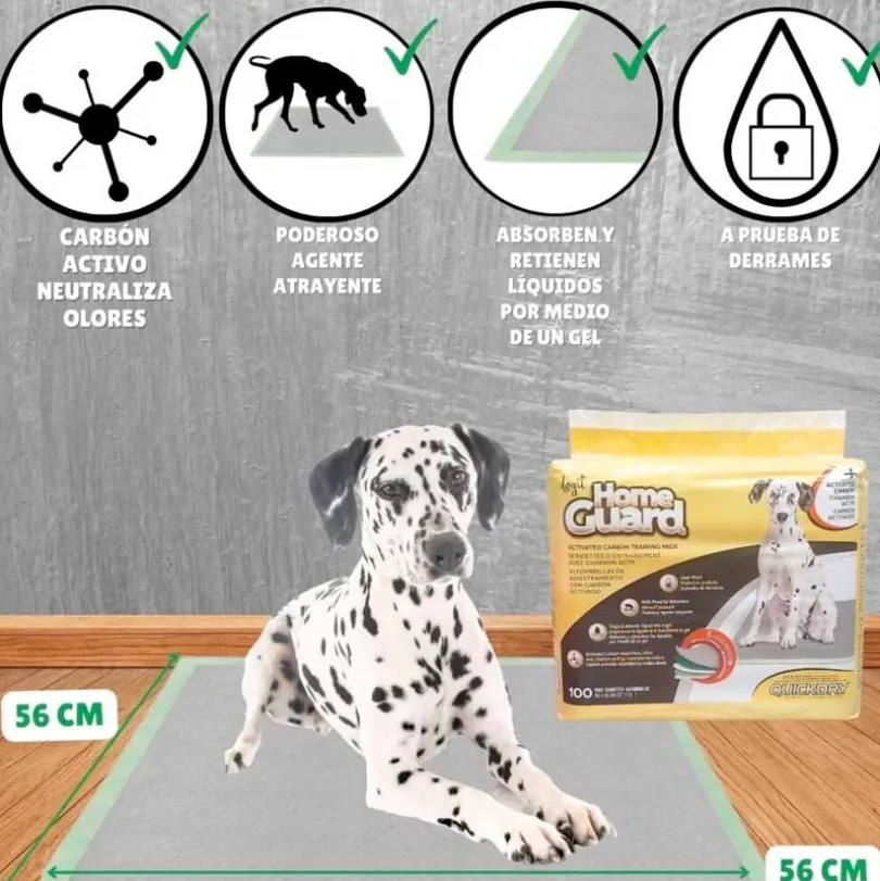 Dogit Home Guard Alfombra Educadora con Carbon Activado 100 unidades