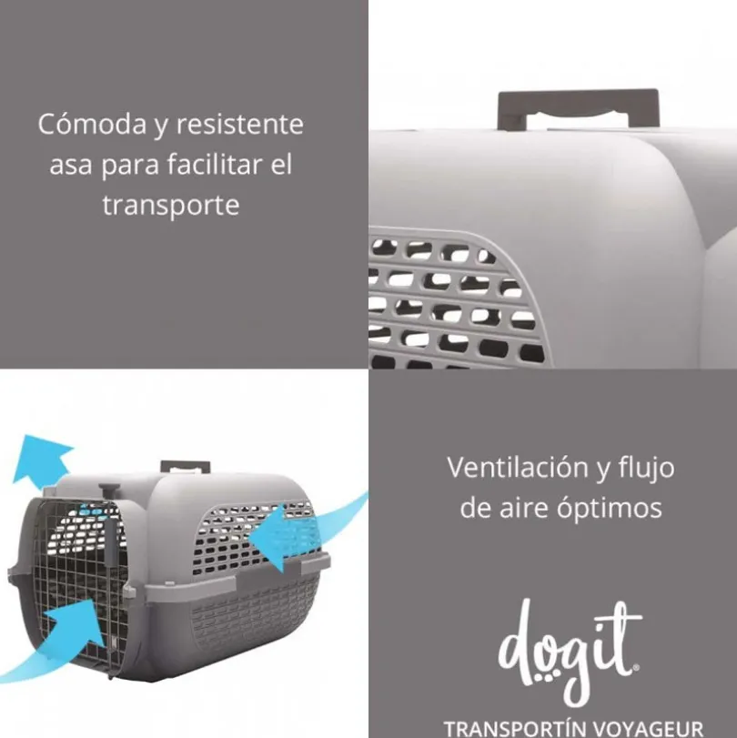 Dogit Transportador Voyageur Small Color Azul con Gris