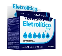 Electrolítico Pet Reponedor de electrólitos mascotas - 10 Sobres 10gr c/u