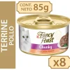 Fancy Feast Terrine con Pollo 85gr x 8 Unidades (Chunky Chicken Feast)
