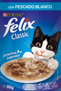 Felix Adultos Pescado Blanco 85gr