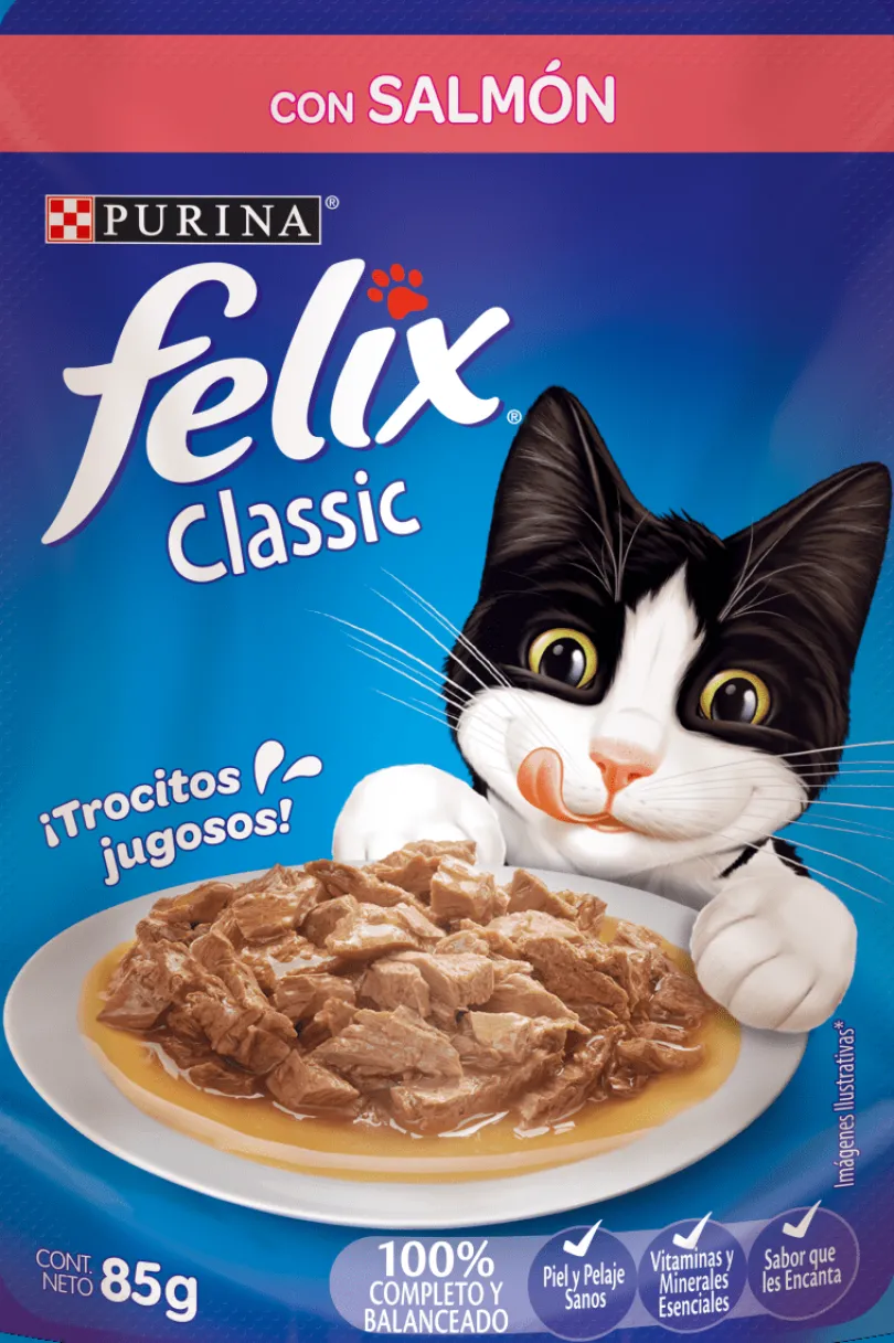 Felix Adultos Salmón en Salsa 85gr