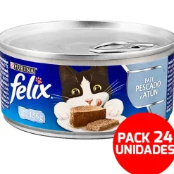 Felix en Latas - Solo Paté de Pescado y Atún - Pack 24 unidades