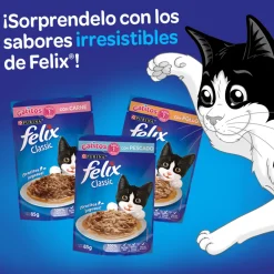 Felix Gatitos Pescado en Salsa 85gr