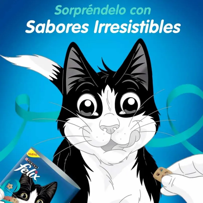 Felix Travesuras Camaron, Salmón y Atun 60gr Pack 15 unidades