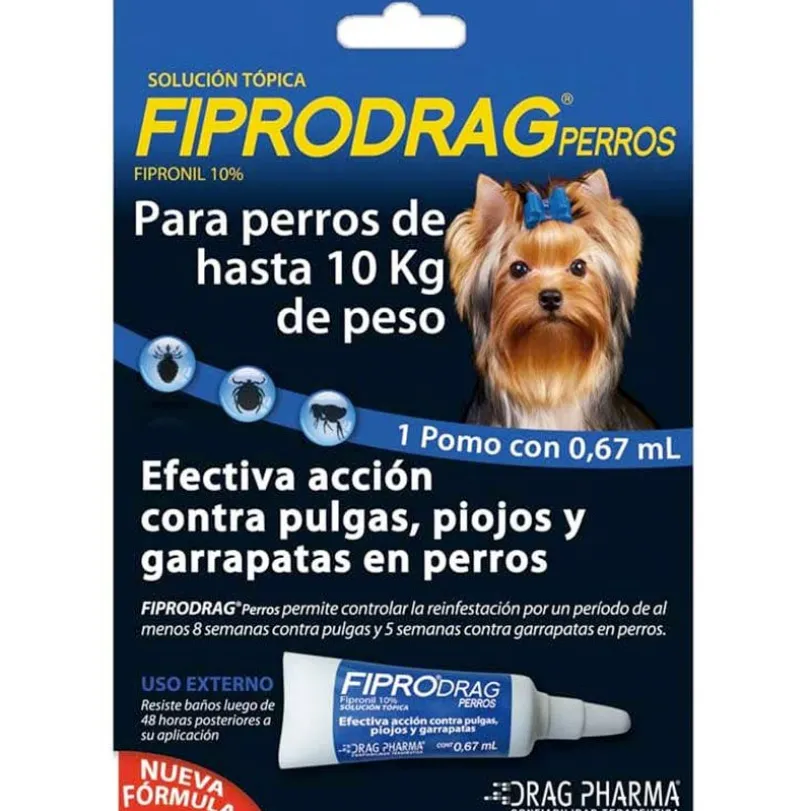 Fiprodrag Pipetas hasta 10kg