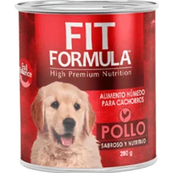 Fit Formula Lata Perro Cachorro Pollo 280gr