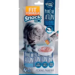Fit Formula Snack para Gatos Pure de Atún 60gr Pack 6 Sobres