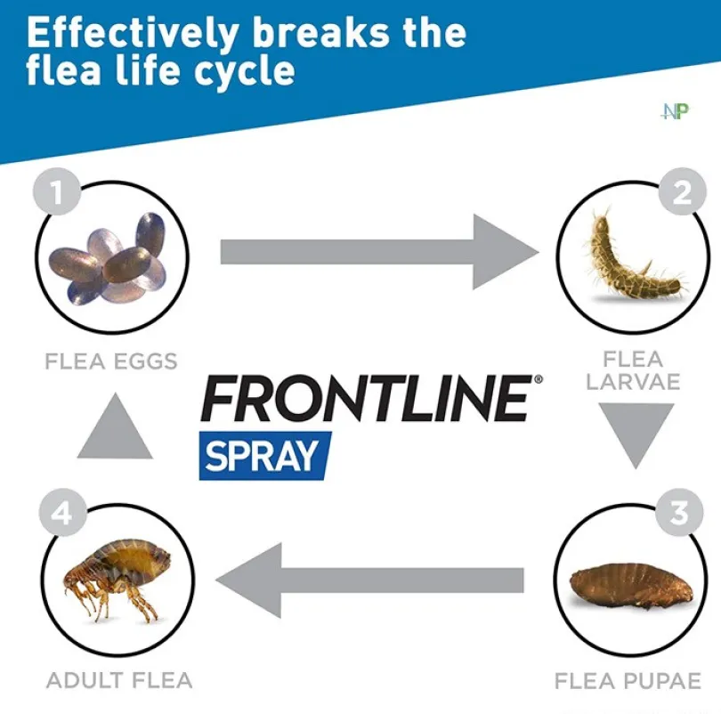 Frontline Spray Antipulgas Perros y Gatos 250ml