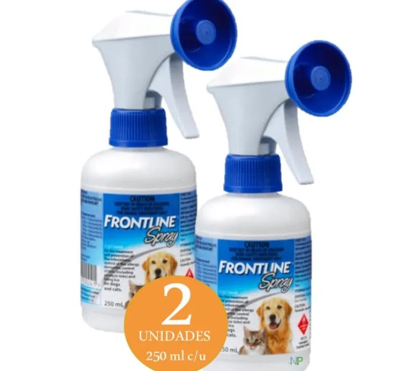Frontline Spray Antipulgas Perros y Gatos 250ml x 2 unidades