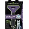 FURminator SHORT HAIR deShedding Tools FOR CAT, Medium / Large