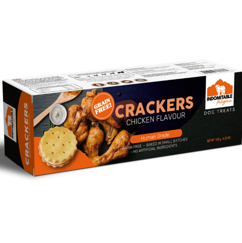 Galletas Indomitables Perro Crackers Pollo 120 gr