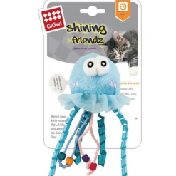 Gigwi Juguete para gatos Shining Friendz con Led y Catnip Medusa