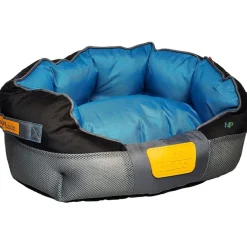 Gigwi Place Cama Cuadrada Gris con Azul Large