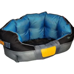 Gigwi Place Cama Cuadrada Gris con Azul Large