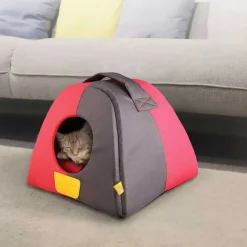Gigwi Place Casa Cama Iglu Gris y Rosa