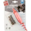 Gigwi Raton con Catnip Para cuidado dental Rojo