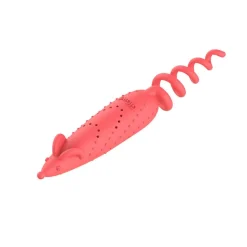 Gigwi Raton con Catnip Para cuidado dental Rojo