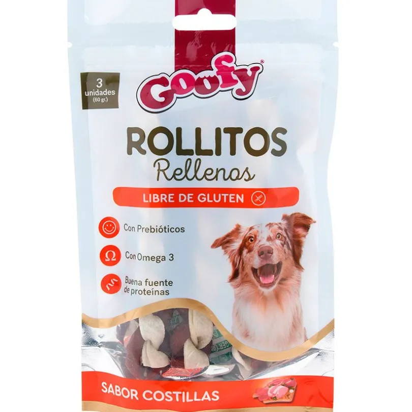 Goofy Rollitos Rellenos Raza Mediana Grande 60gr