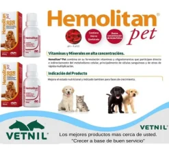 Hemolitan Pet Suplemento Mineral Vitamínico 60ml