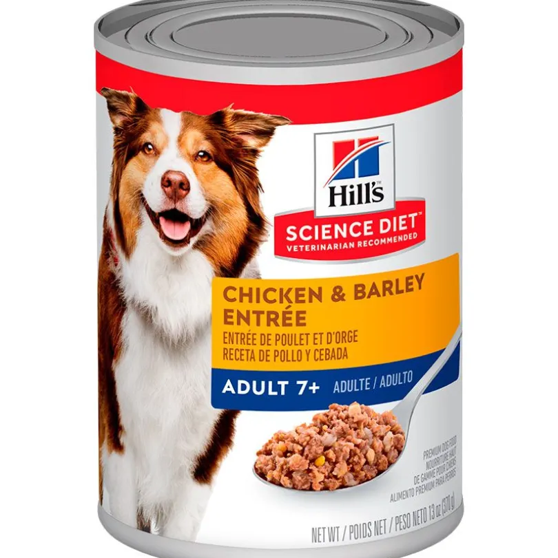 Hills Dog Senior Lata Pollo y Cebada 370gr