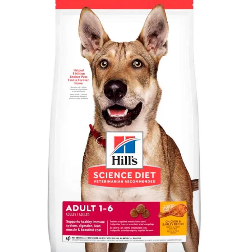 Hill's Science Diet Adult Chicken & Barley Recipe dog food 7,5 kg