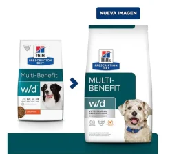 Hills w/d Canino Cuidado Digestivo, Diabetes, Manejo de Peso 7.9kg