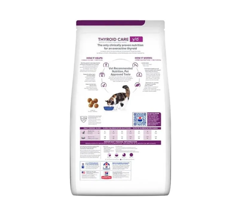 Hills y/d Felino - Cuidado de la Tiroides 1.8kg