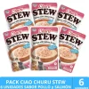 Inaba Churu Cat Stew Chicken Salmon 40 gr PACK 6 Unidades
