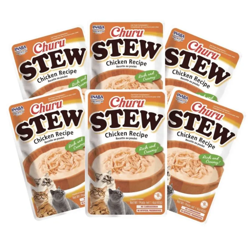 Inaba Churu Cat Stew Chicken 40gr PACK 6 Unidades