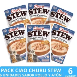 Inaba Churu Cat Stew Chicken Tuna 40gr PACK 6 Unidades