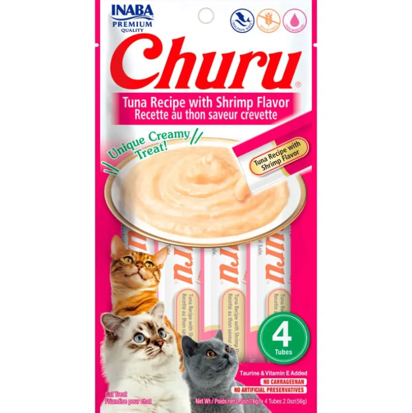 Inaba Ciao Churu Atún Con Camarones (56gr)
