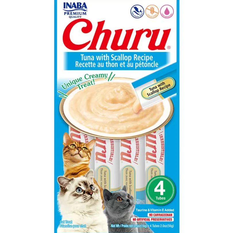 Inaba Ciao Churu Atún y Ostiones (56gr)