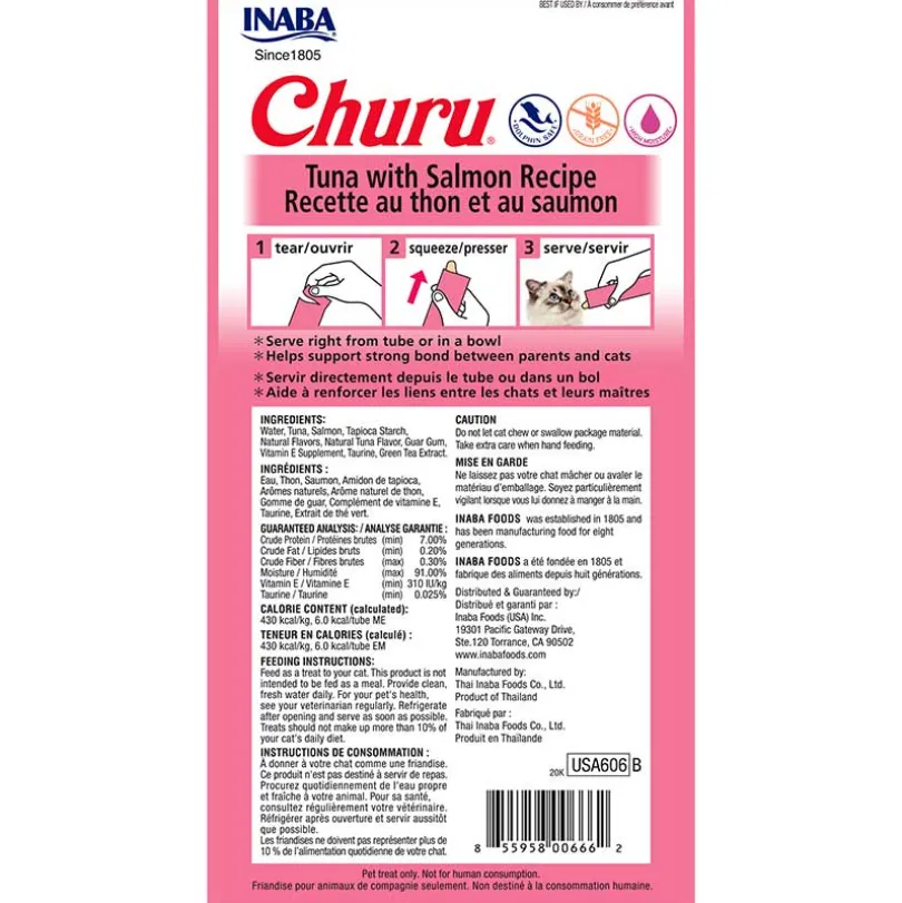 Inaba Ciao Churu Atún y Salmón (56gr)