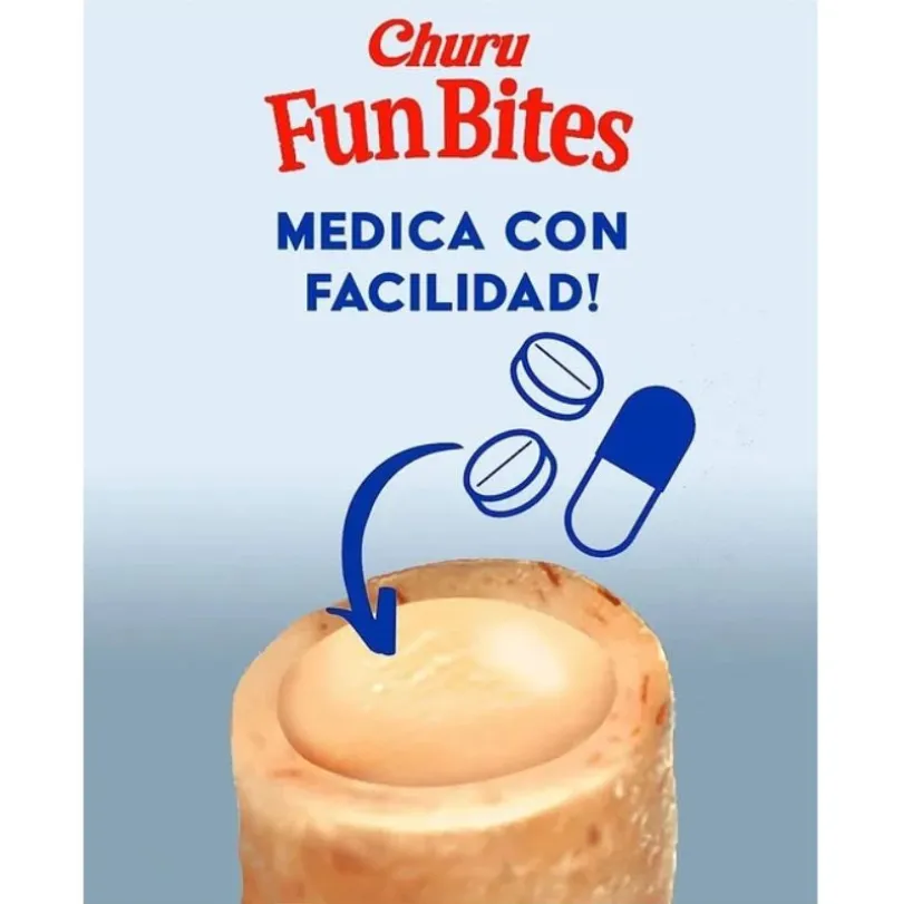 Inaba Ciao Churu Bites de Atún con Salmón envueltos en Wraps de pollo (30gr)